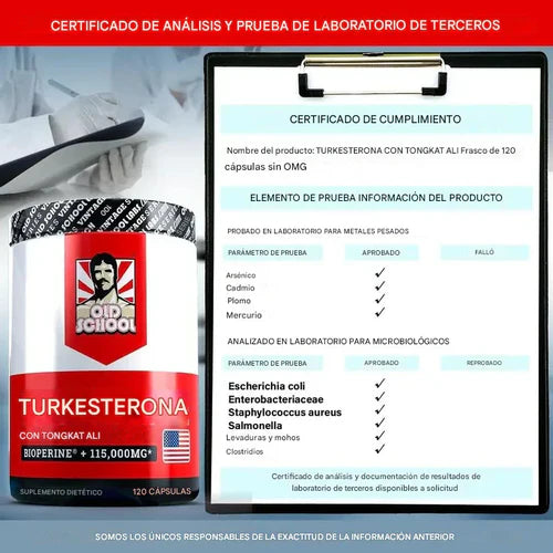 TURKESTERONE™ - Activador Natural de Testosterona y Deseo