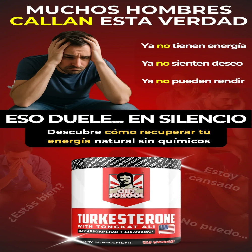 TURKESTERONE™ - Activador Natural de Testosterona y Deseo