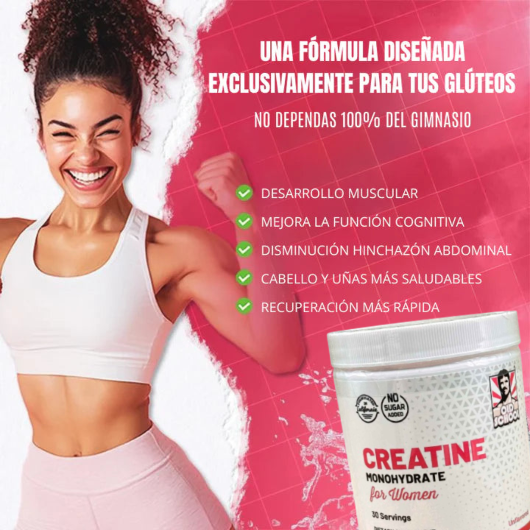 CREATINA MONOHYDRATE™ – Creatina de alta pureza para fuerza, energía y belleza femenina