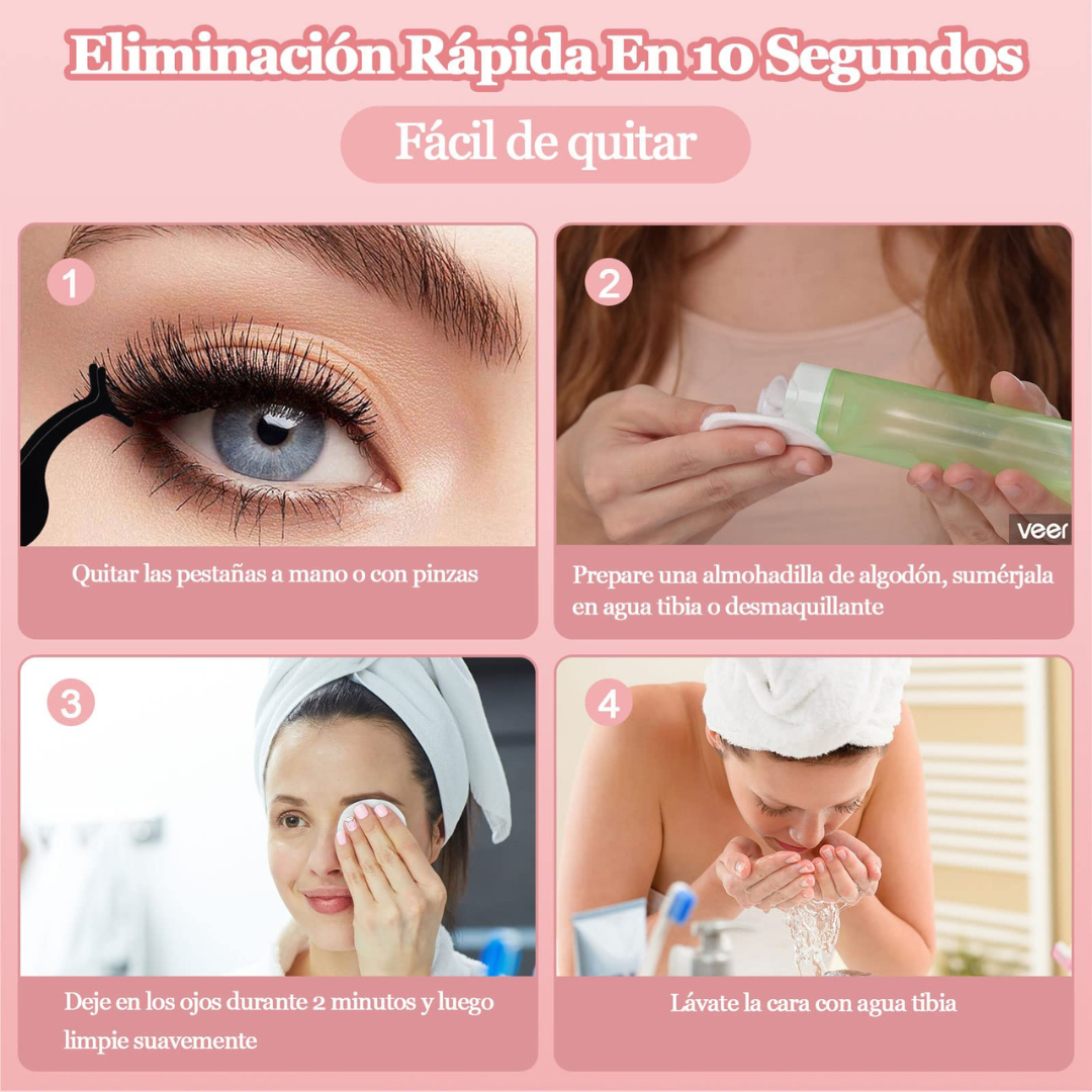 MagnaLash™ – Pestañas Magnéticas Reutilizables de Impacto