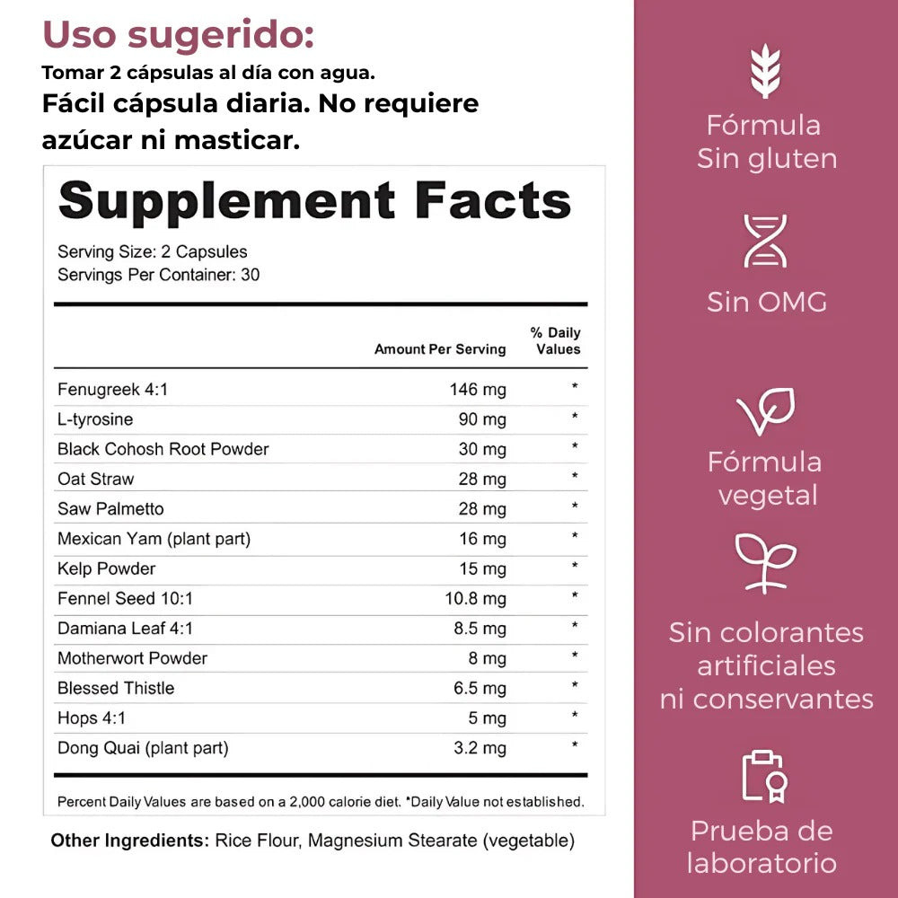 TRUE FEM™ – Fórmula científica para el equilibrio hormonal