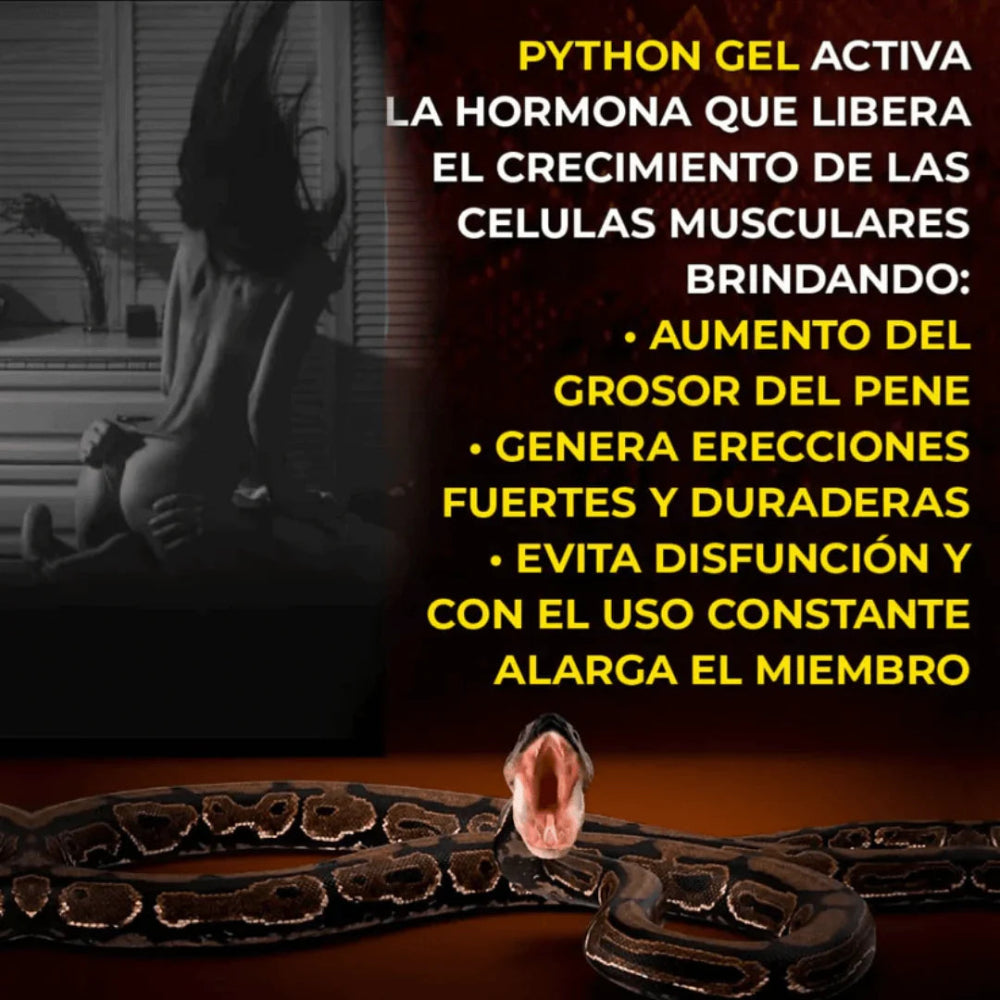 PYTHON GEL™ – Potenciador masculino avanzado