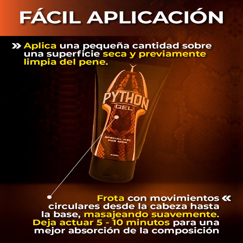 PYTHON GEL™ – Potenciador masculino avanzado