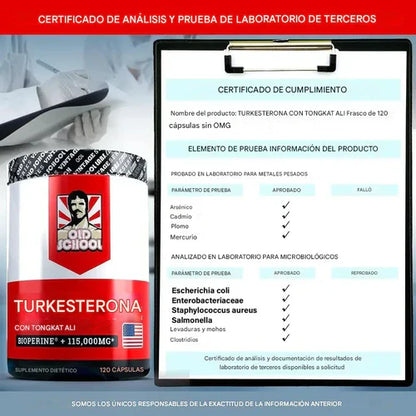 TURKESTERONE™ - Activador Natural de Testosterona y Deseo
