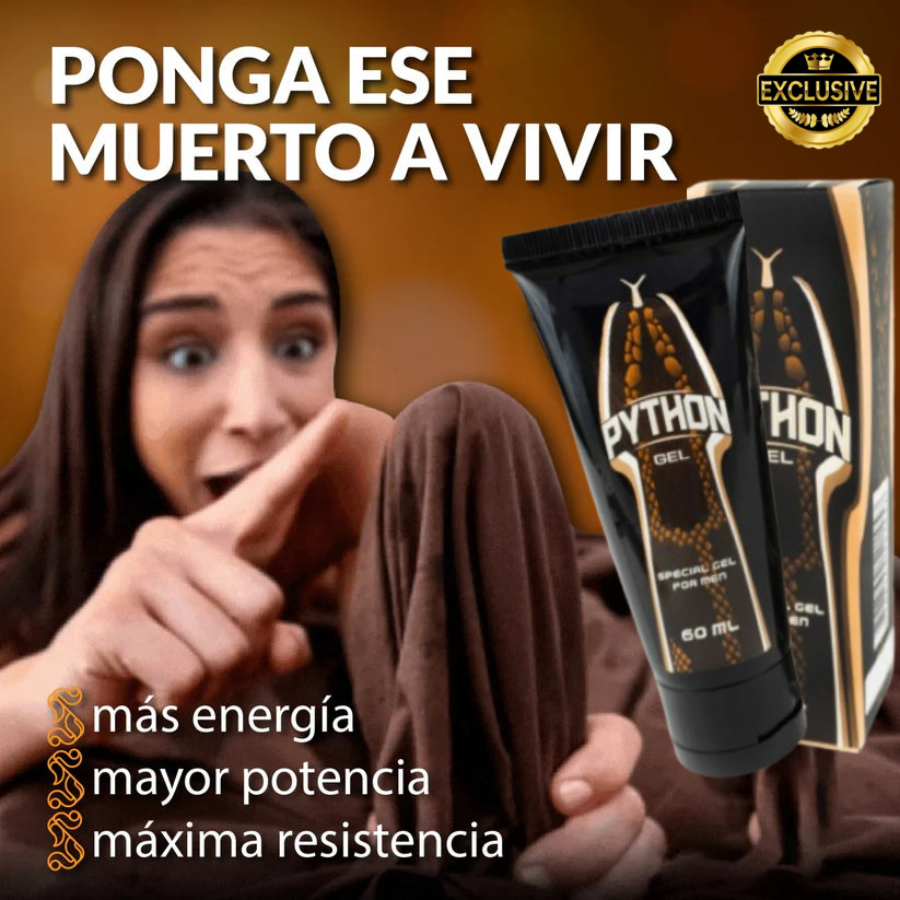 PYTHON GEL™ – Potenciador masculino avanzado