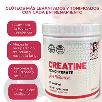 CREATINA MONOHYDRATE™ – Creatina de alta pureza para fuerza, energía y belleza femenina
