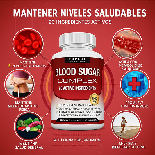 BLOOD SUGAR™ – Complejo bioactivo para niveles de azúcar saludables