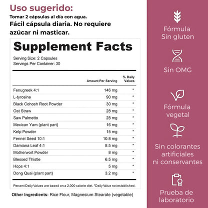 TRUE FEM™ – Fórmula científica para el equilibrio hormonal